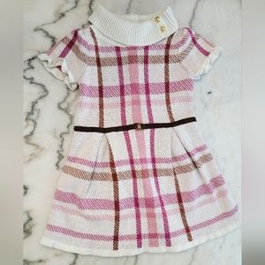 Janie and Jack Plaid Sweater Dress